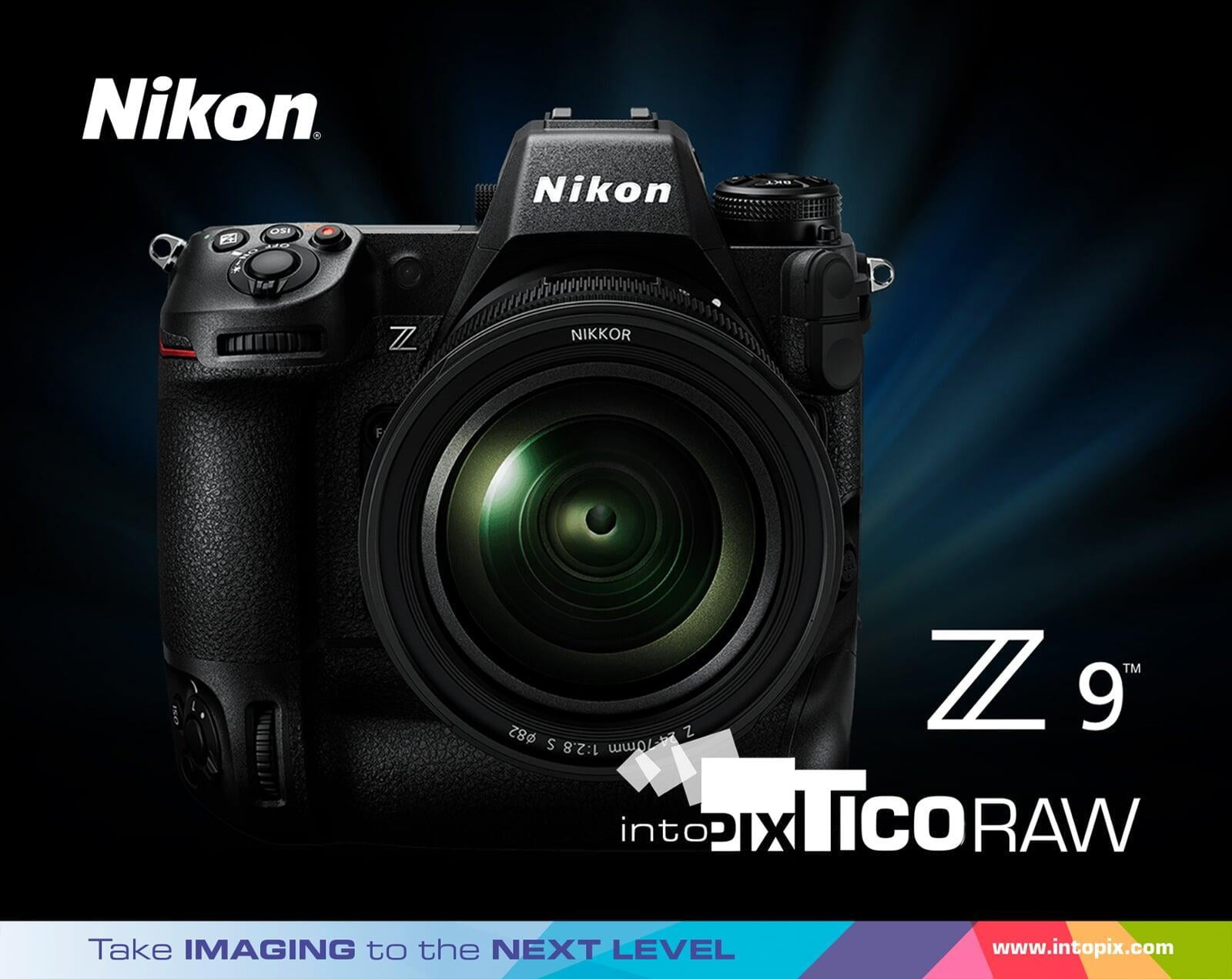 intoPIX TicoRAW Technology Added with High-Efficiency RAW Recording of Nikon Z 9 Flagship Mirrorless Camera